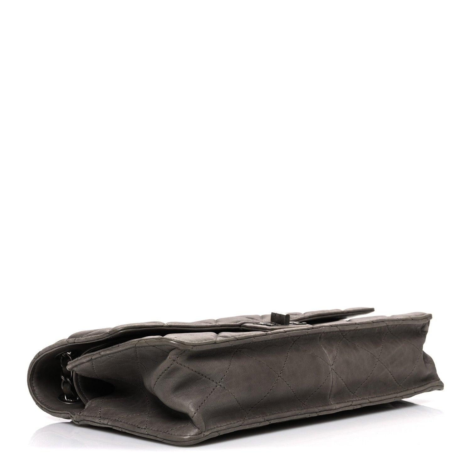 Chanel Washed Lambskin Jumbo Take Away Flap Grey 1870524