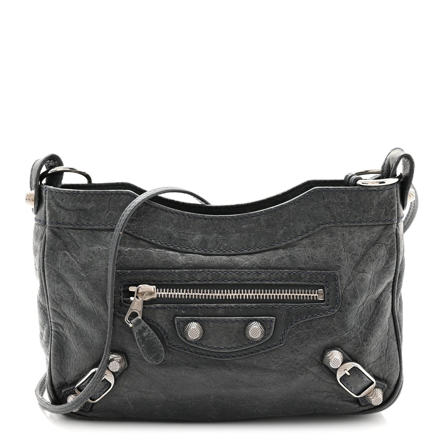Agneau Giant 12 Silver Hardware Hip Anthracite