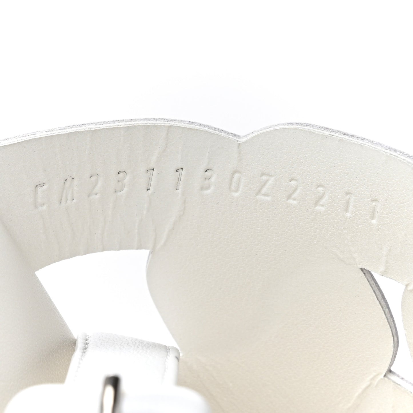 Nappa Womens Grace Sandals 36.5 White