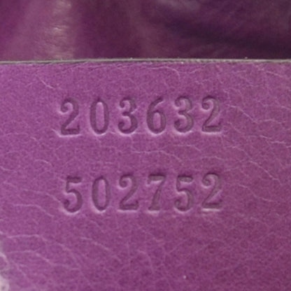 Gucci Leather Hysteria Clutch Purple 6 of 8