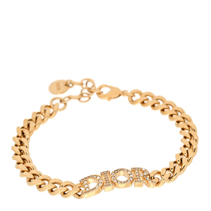 Christian Dior Metal Crystal Dio(r)evolution Bracelet Gold 1 of 4
