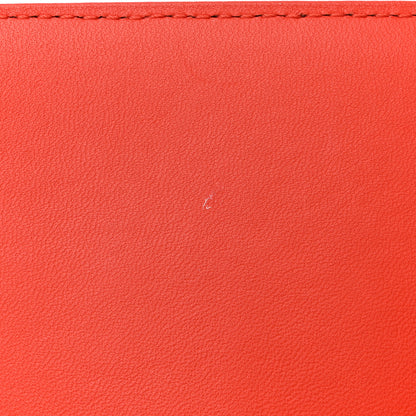 Chanel Wrinkled Lambskin Chevron Quilted Medium Boy Flap Orange 13 of 15