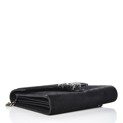 Gucci Suede Mini Dionysus Chain Wallet Black 4 of 11