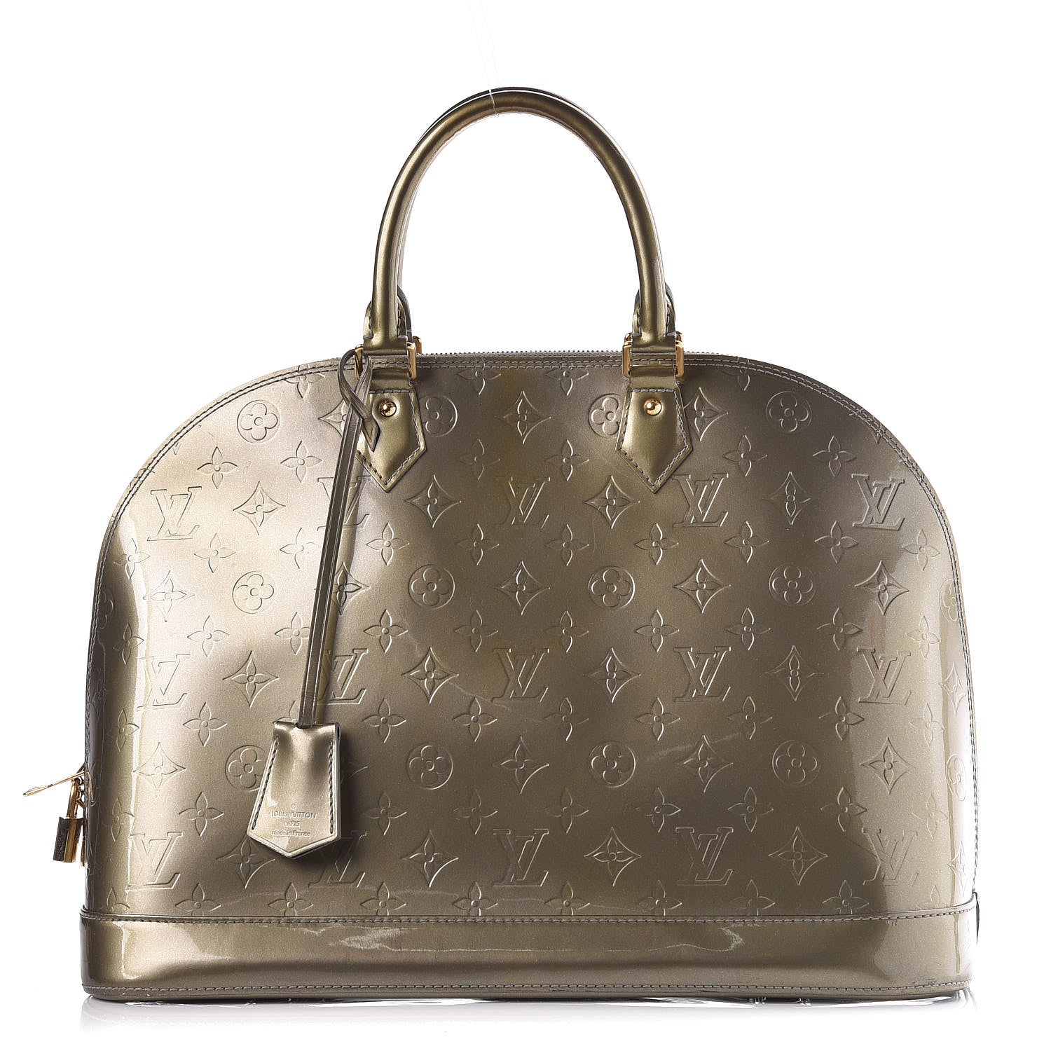 Louis Vuitton Vernis Alma GM Gris Art Deco 1 of 10