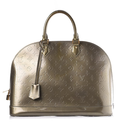 Louis Vuitton Vernis Alma GM Gris Art Deco 1 of 10