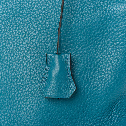 Hermes Taurillon Clemence Kelly Retourne 35 Bleu Izmir 16 of 33