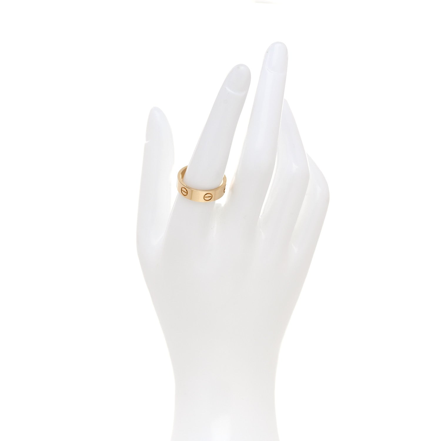 Cartier 18K Yellow Gold 5.5mm LOVE Ring 56 7.75 2 of 5