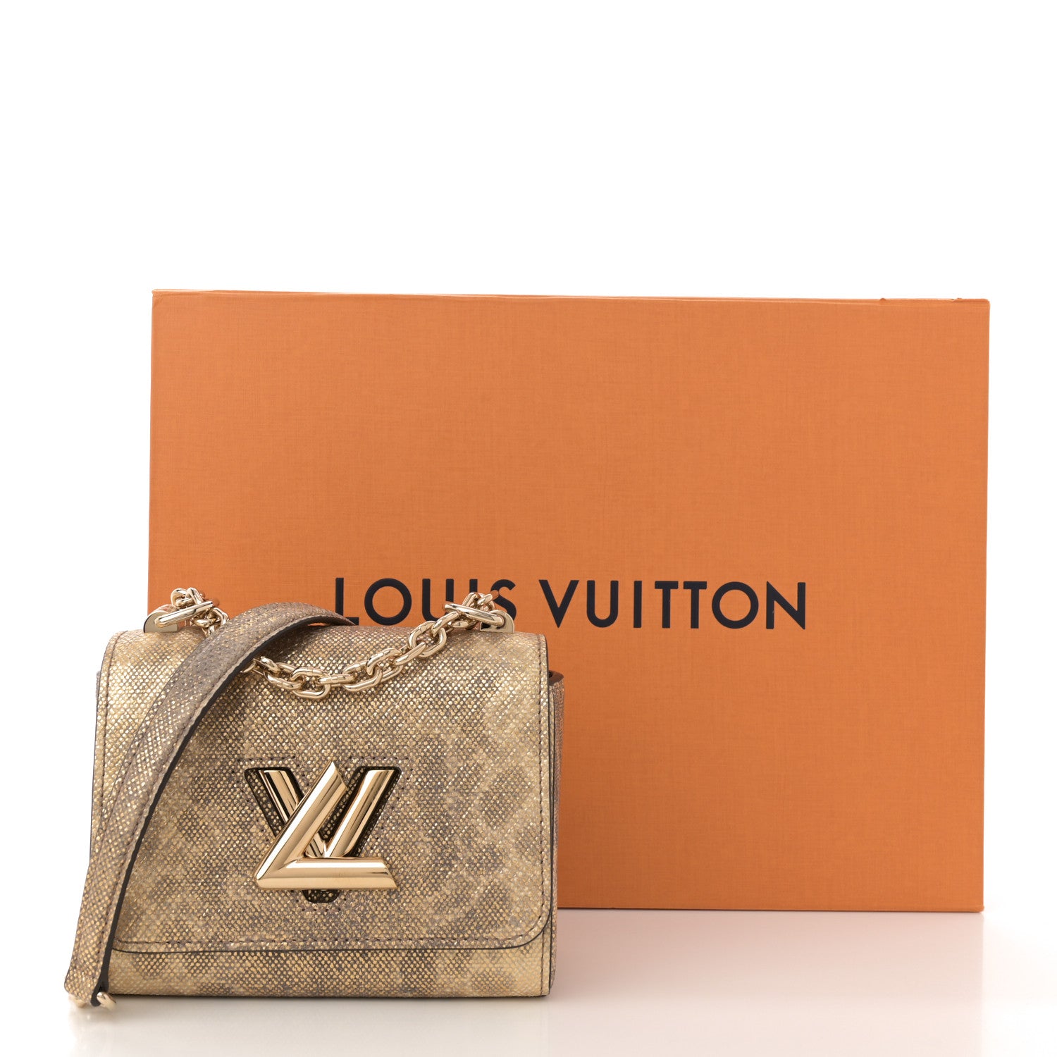 Louis Vuitton Snakeskin Twist Mini Shoulder Bag Brown 11 of 11