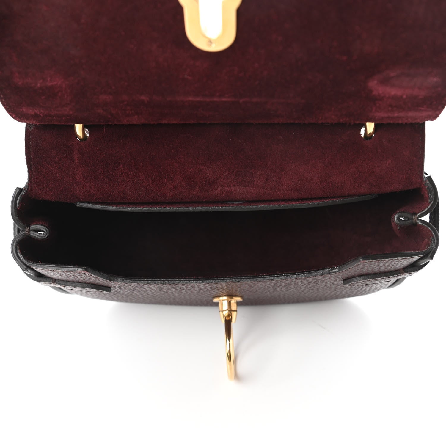 Mulberry Small Classic Grain Amberley Satchel Oxblood 5 of 9