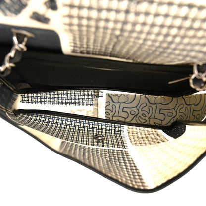 Chanel PVC Tweed Patchwork Jumbo Single Flap Black 5 of 14