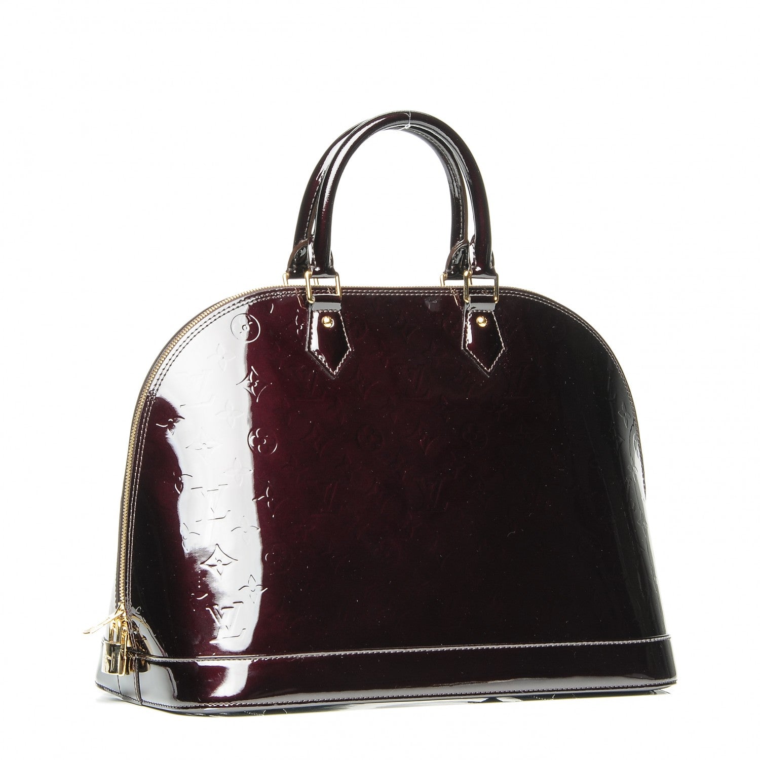 Louis Vuitton Vernis Alma GM Amarante 3 of 6
