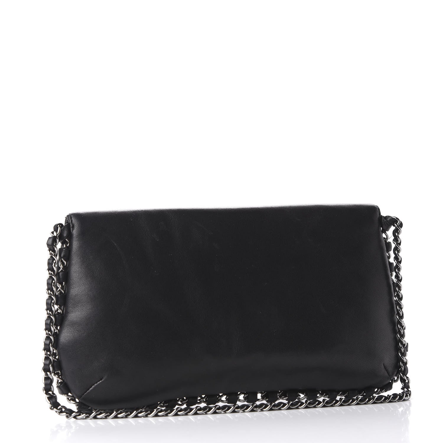 Chanel Lambskin Chain Flap Black 3 of 11