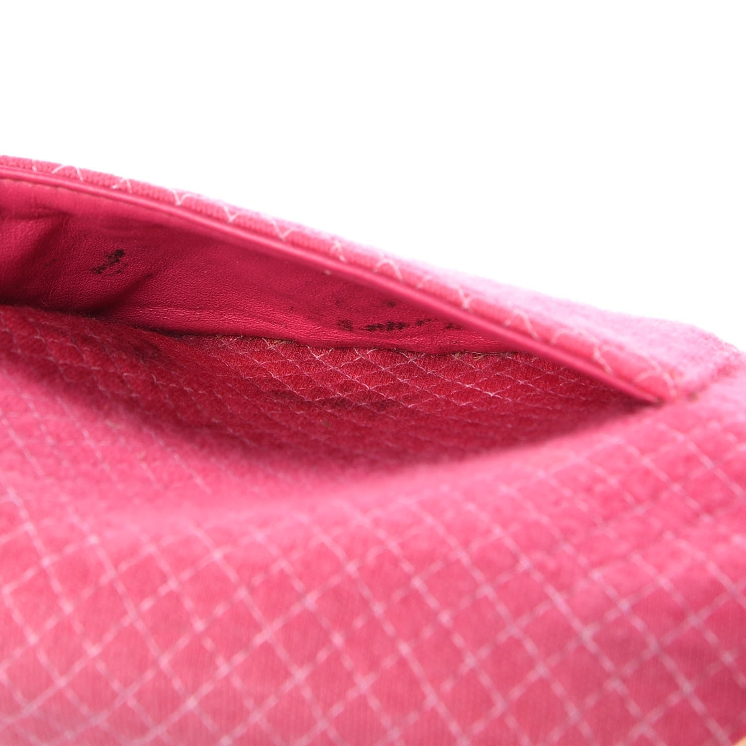 Chanel Jersey Micro Quilted Medium Single Flap Pink 12 of 12
