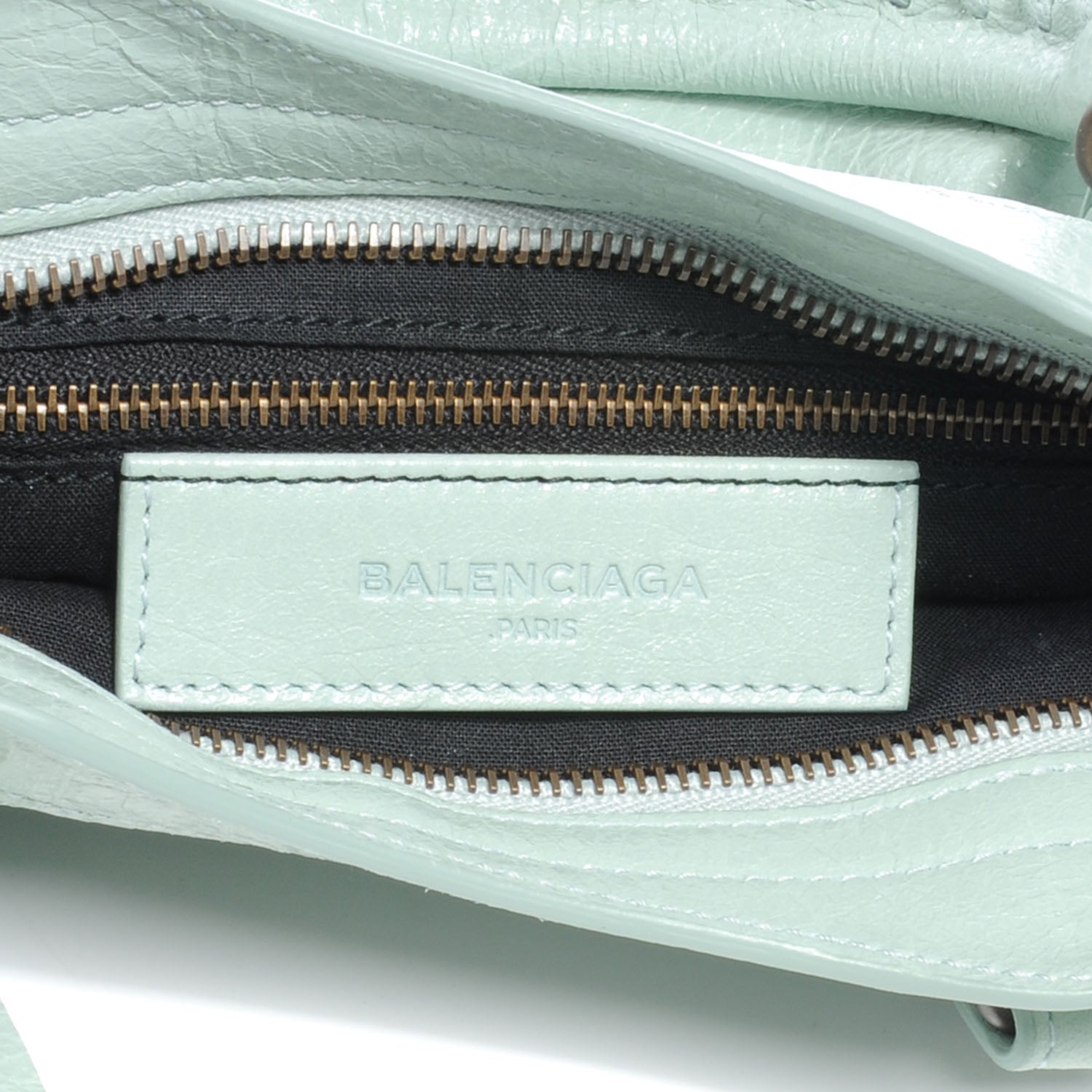Balenciaga Agneau Mini City Vert Jade 6 of 7