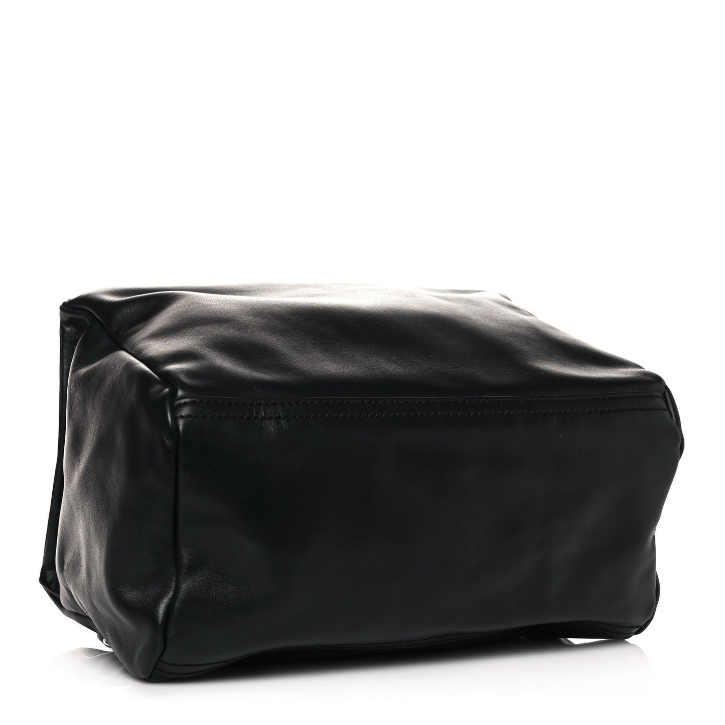 Calfskin Small Pandora Logo Strap Black