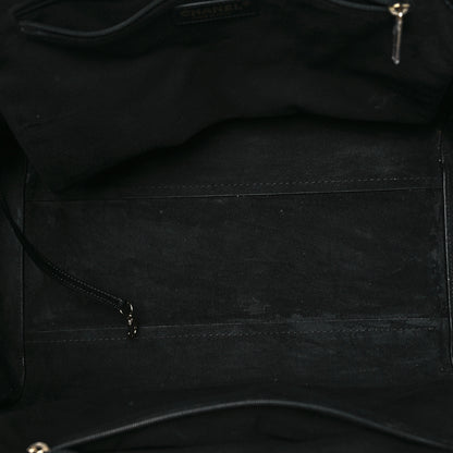 Chanel Caviar Large Studded Deauville Tote Black 5 of 9