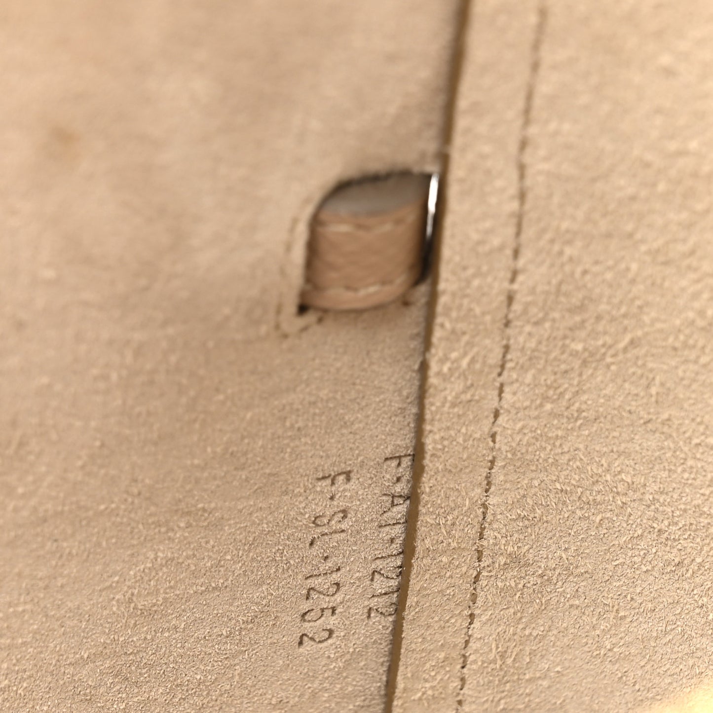 Grained Calfskin Nano Belt Bag Light Taupe