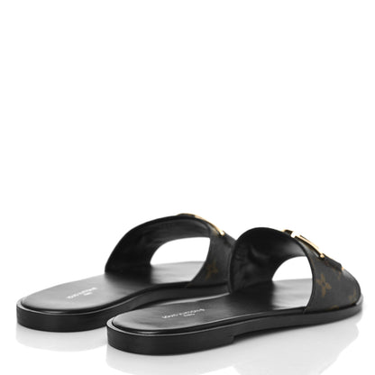 Louis Vuitton Patent Monogram Lock It Flat Mule 39.5 3 of 9