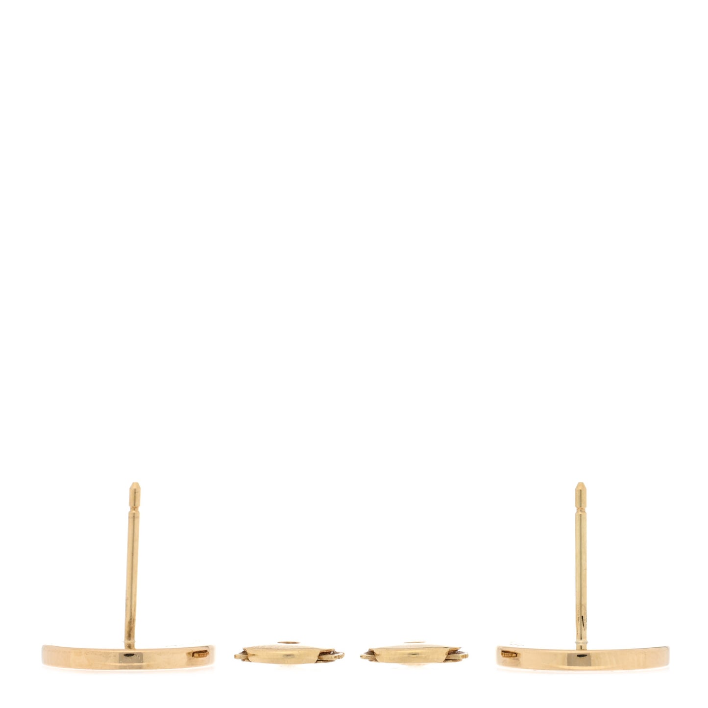 18K Yellow Gold Black Onyx BVLGARI BVLGARI Stud Earrings