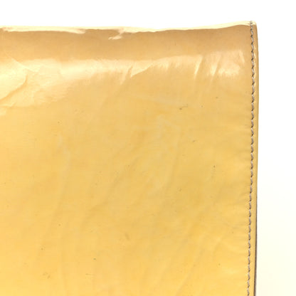 Prada Vernice Sfumata Clutch Yellow Black 15 of 17