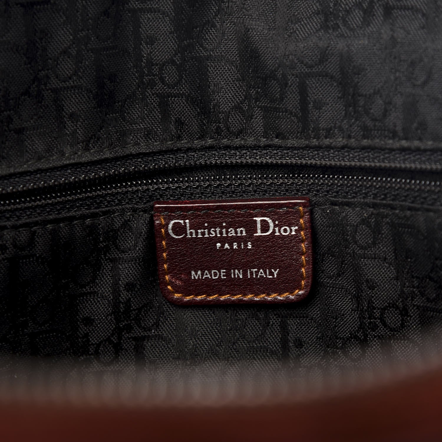Christian Dior Suede Gaucho Double Saddle Bag Burgundy 5 of 8