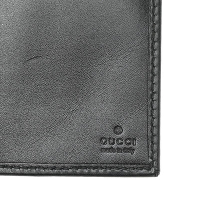 Gucci Imprime Monogram GG Pierce Chain Clutch Wallet Black 6 of 9