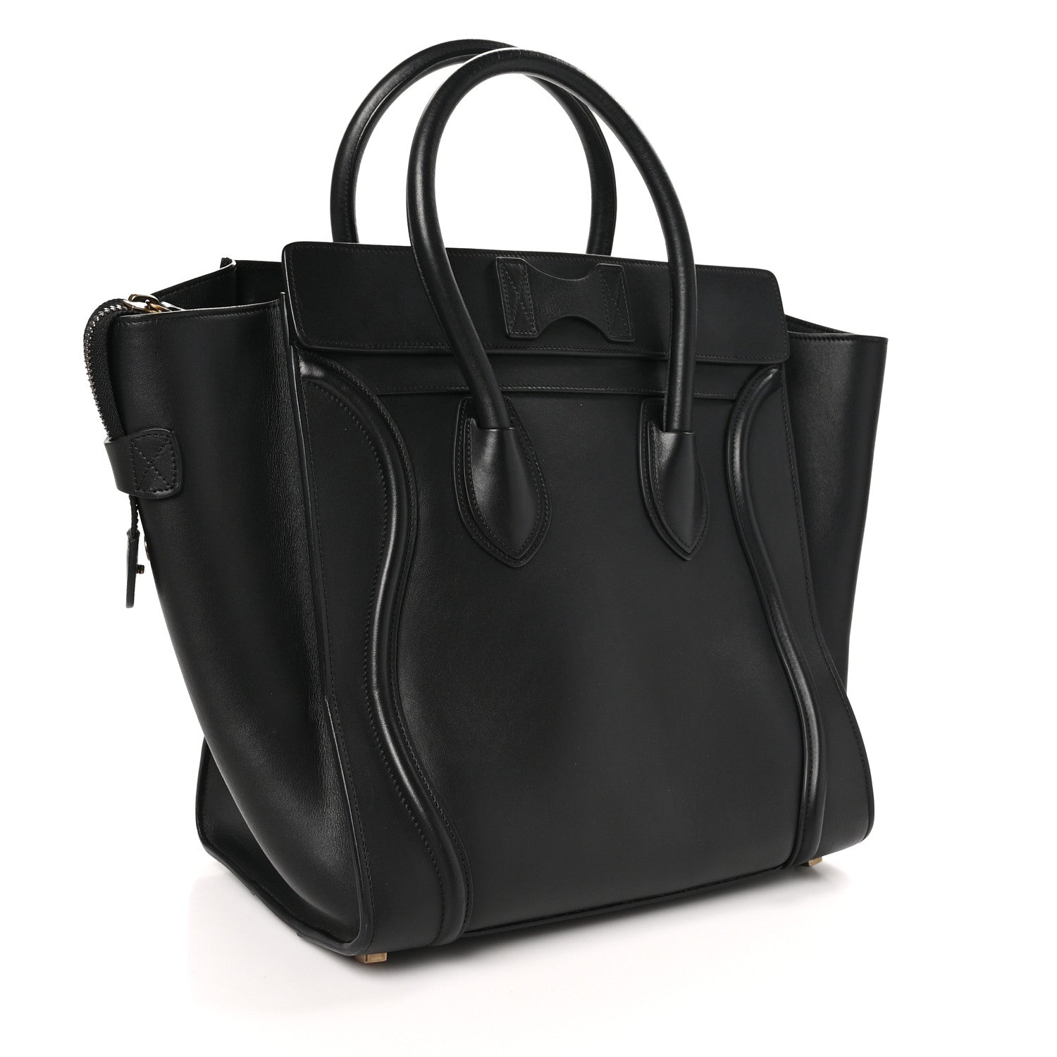 Celine Smooth Calfskin Mini Luggage Black 3 of 10