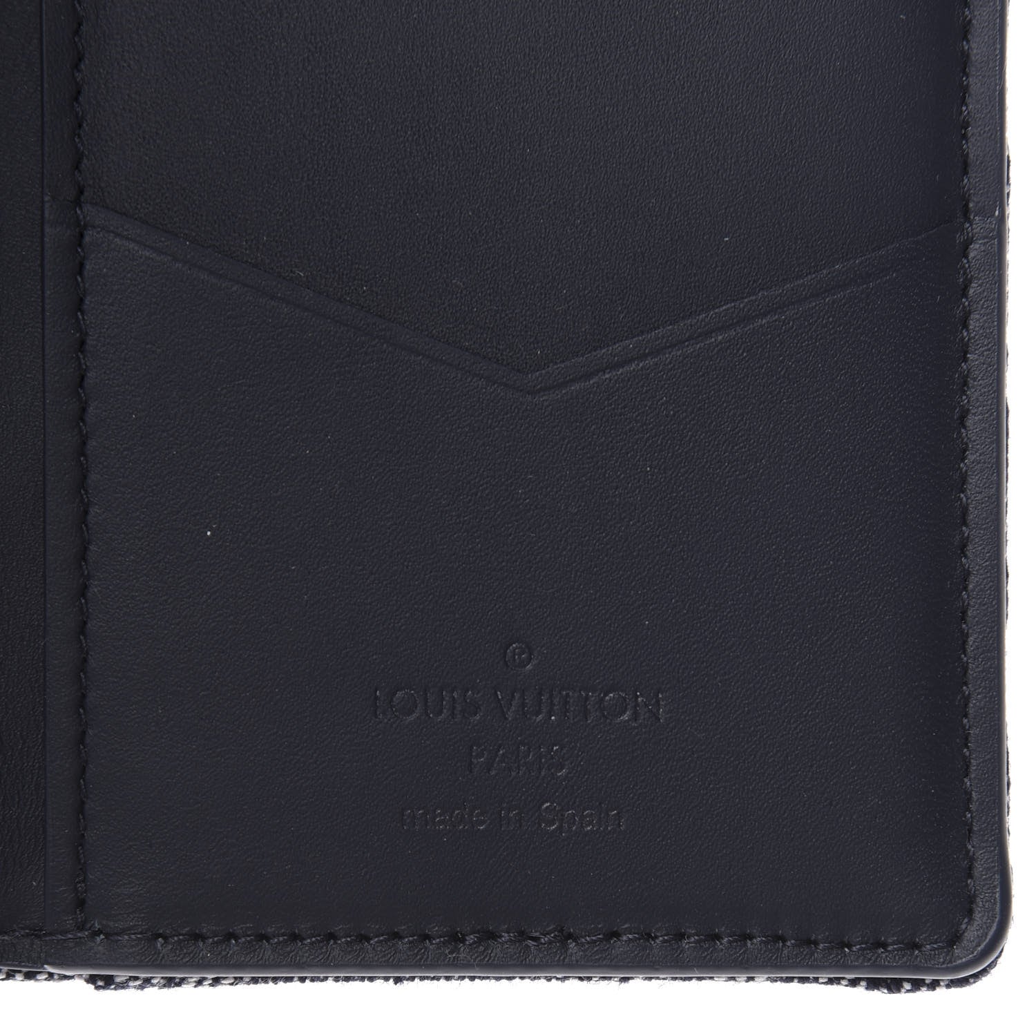 Louis Vuitton Monogram Tapestry Pocket Organizer Bleu 6 of 8