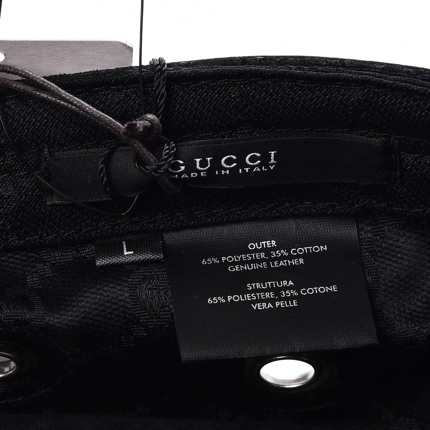 Monogram Canvas Military Hat L Black