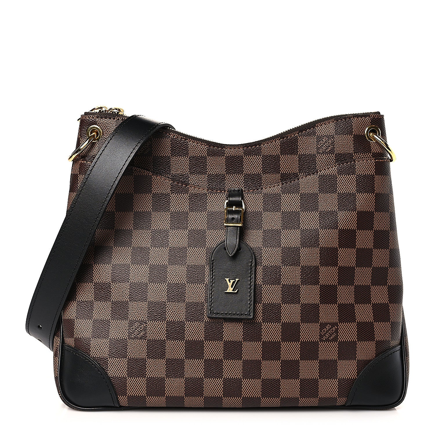 Louis Vuitton Damier Ebene Odeon MM Black 1 of 7