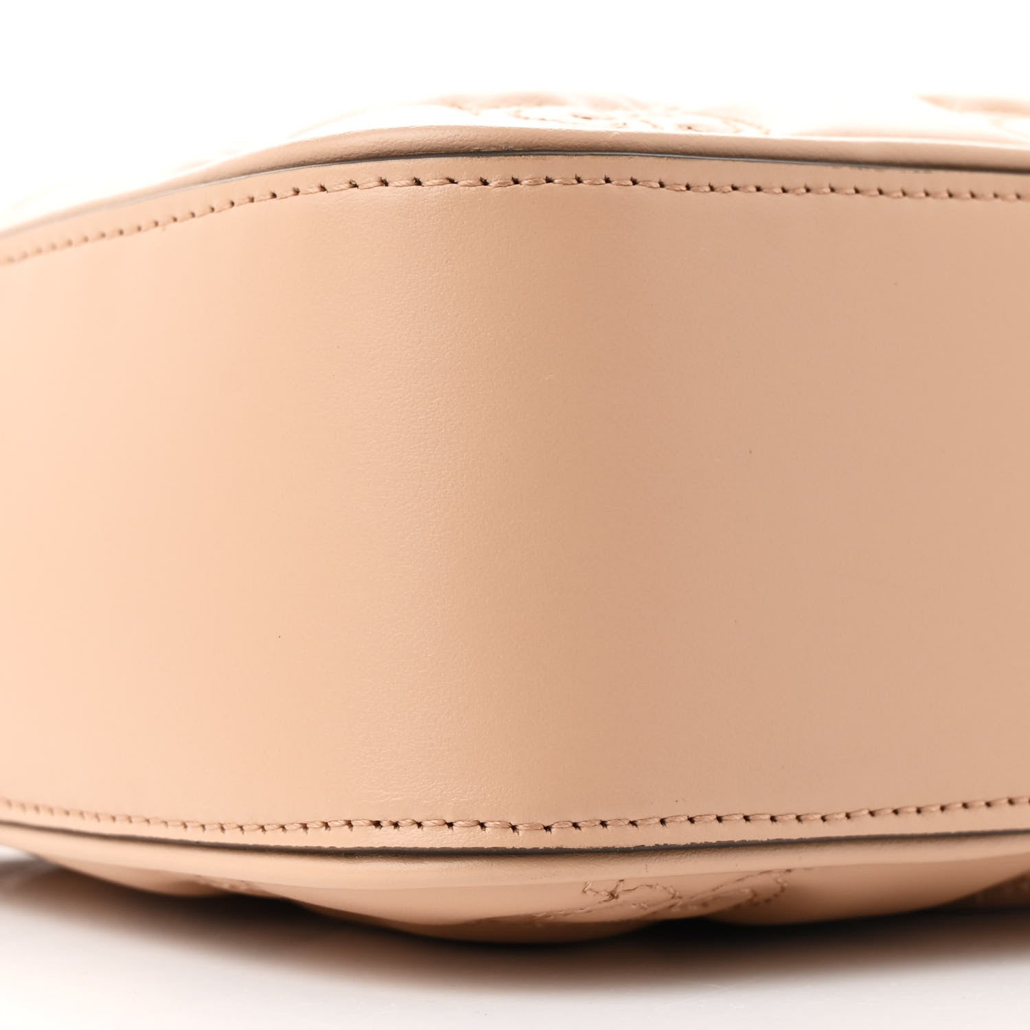 Gucci Calfskin GG Matelasse Small Shoulder Bag Pink Sand Natural 9 of 11