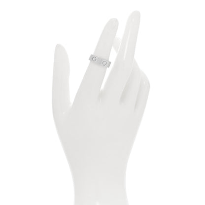 Cartier 18K White Gold 5.5mm LOVE Ring 51 5.75 2 of 4