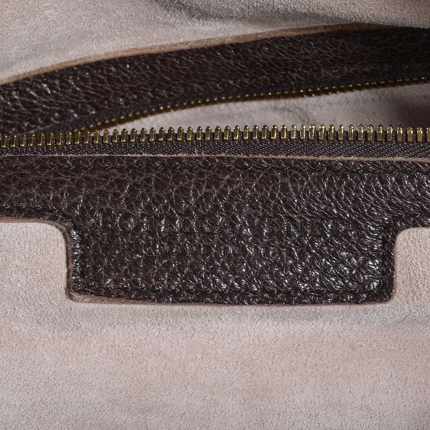 Nappa Intrecciato Bowler Ebano
