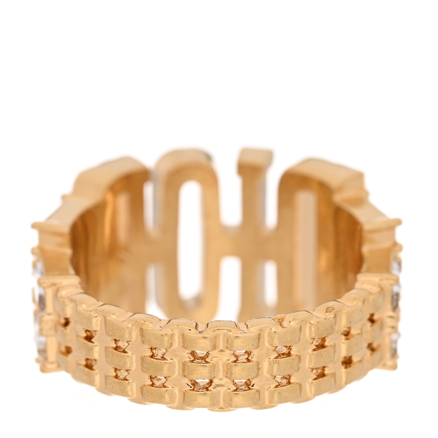 Metal Crystal DIO(R)EVOLUTION Ring 52/6 Gold