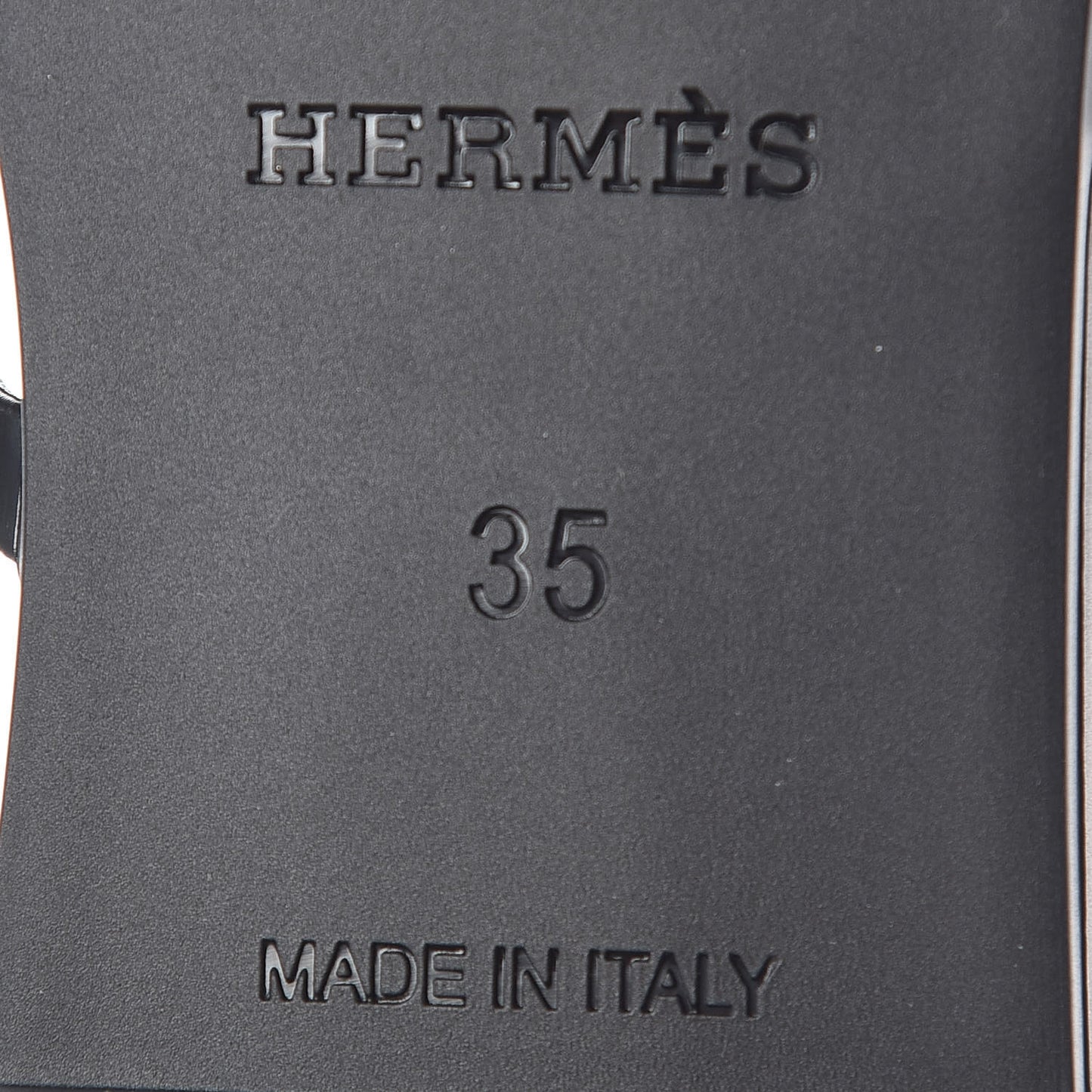 Rubber Chaine d'Ancre Rivage Sandals 35 Black