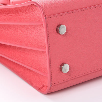 Saint Laurent Grained Calfskin Baby Sac De Jour Rose Clair 12 of 14