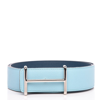 Hermes Epsom 40mm Idem Belt 95 Colvert Bleu Atoll 3 of 6