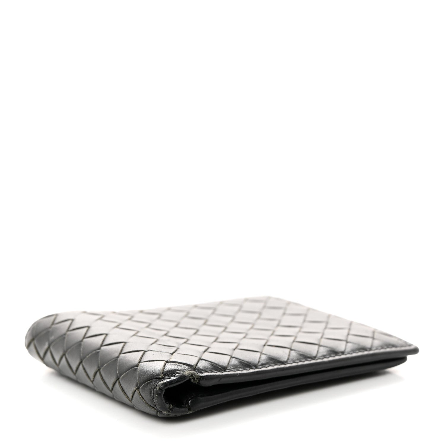 Bottega Veneta Nappa Intrecciato Bi-Fold Wallet Black 4 of 13