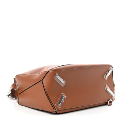 Loewe Calfskin Medium Puzzle Bag Tan 4 of 9
