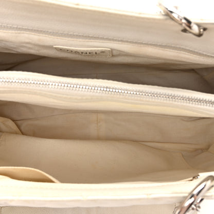 Chanel Caviar Quilted Grand Shopping Tote GST White 5 of 13
