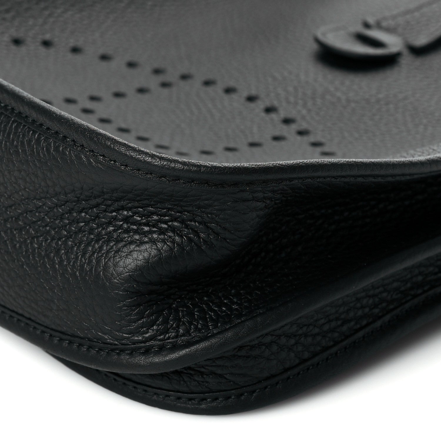 Hermes Taurillon Clemence Evelyne III PM Black 10 of 11