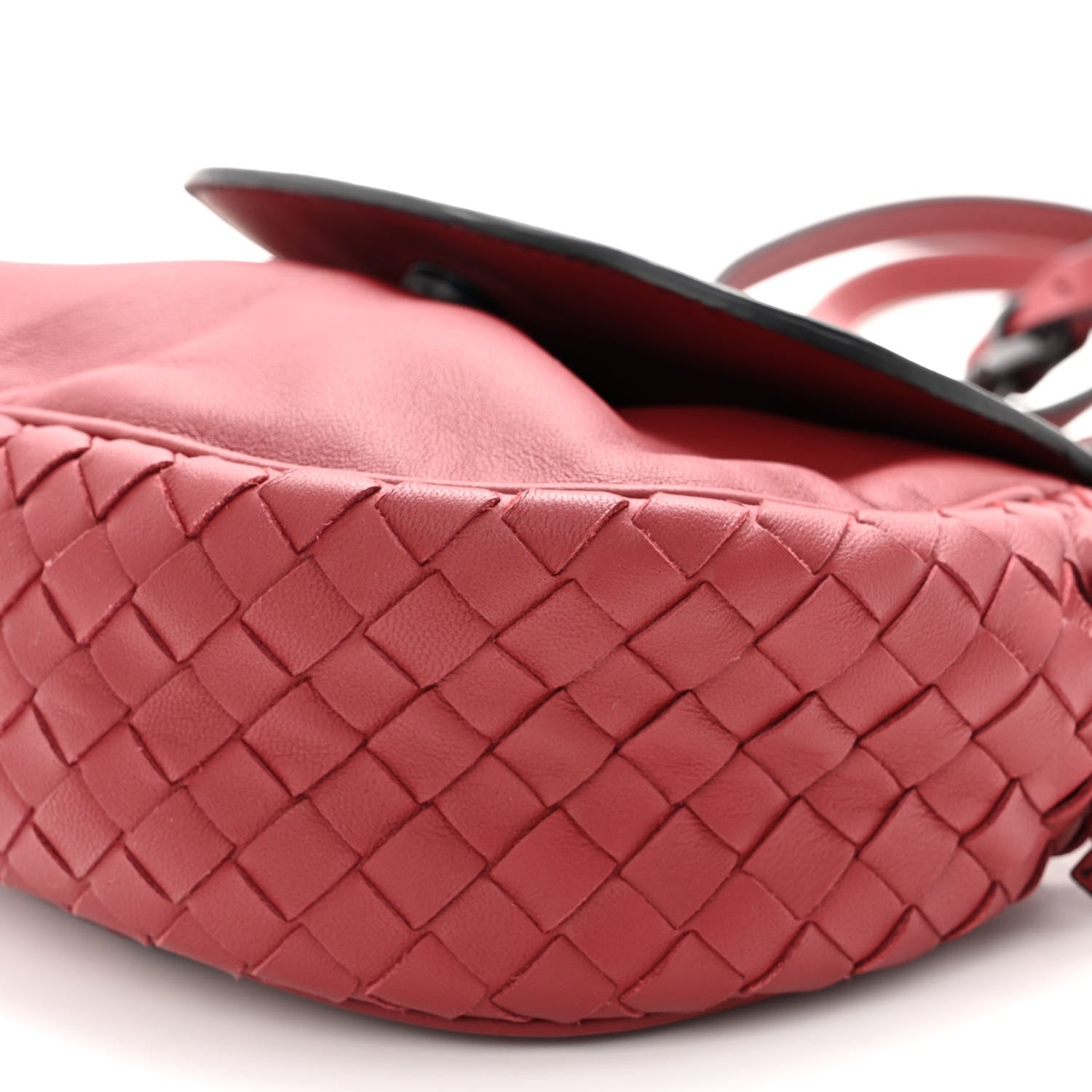 Bottega Veneta Nappa Intrecciato Small Nodini Flap Crossbody Baccara 9 of 10
