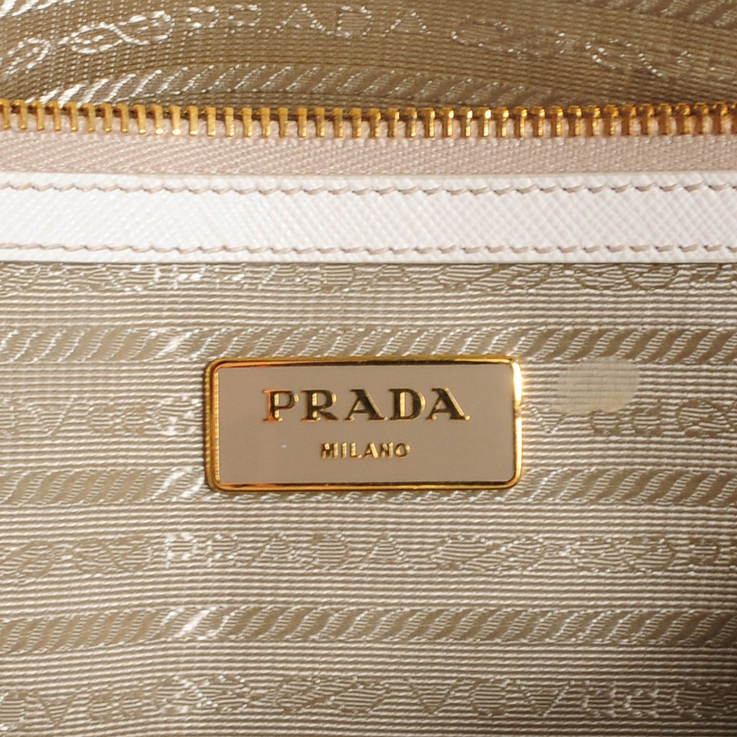 Saffiano Lux Large Tote Bianco