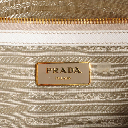 Prada Saffiano Lux Large Tote Bianco 9 of 12