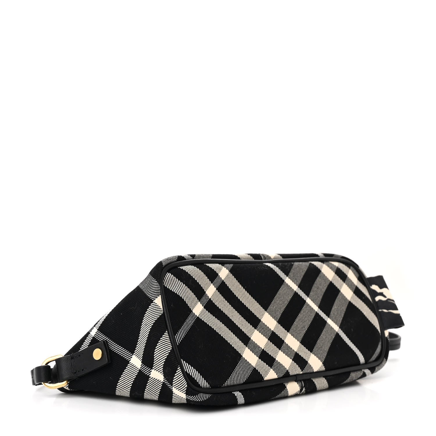 Burberry Essential Check Simple Baguette Black Calico 4 of 11