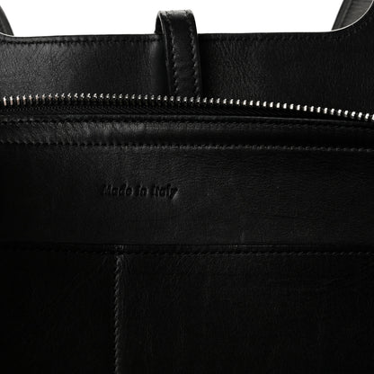 Celine Supple Natural Calfskin Vertical Tri-Fold Bag Black 7 of 13