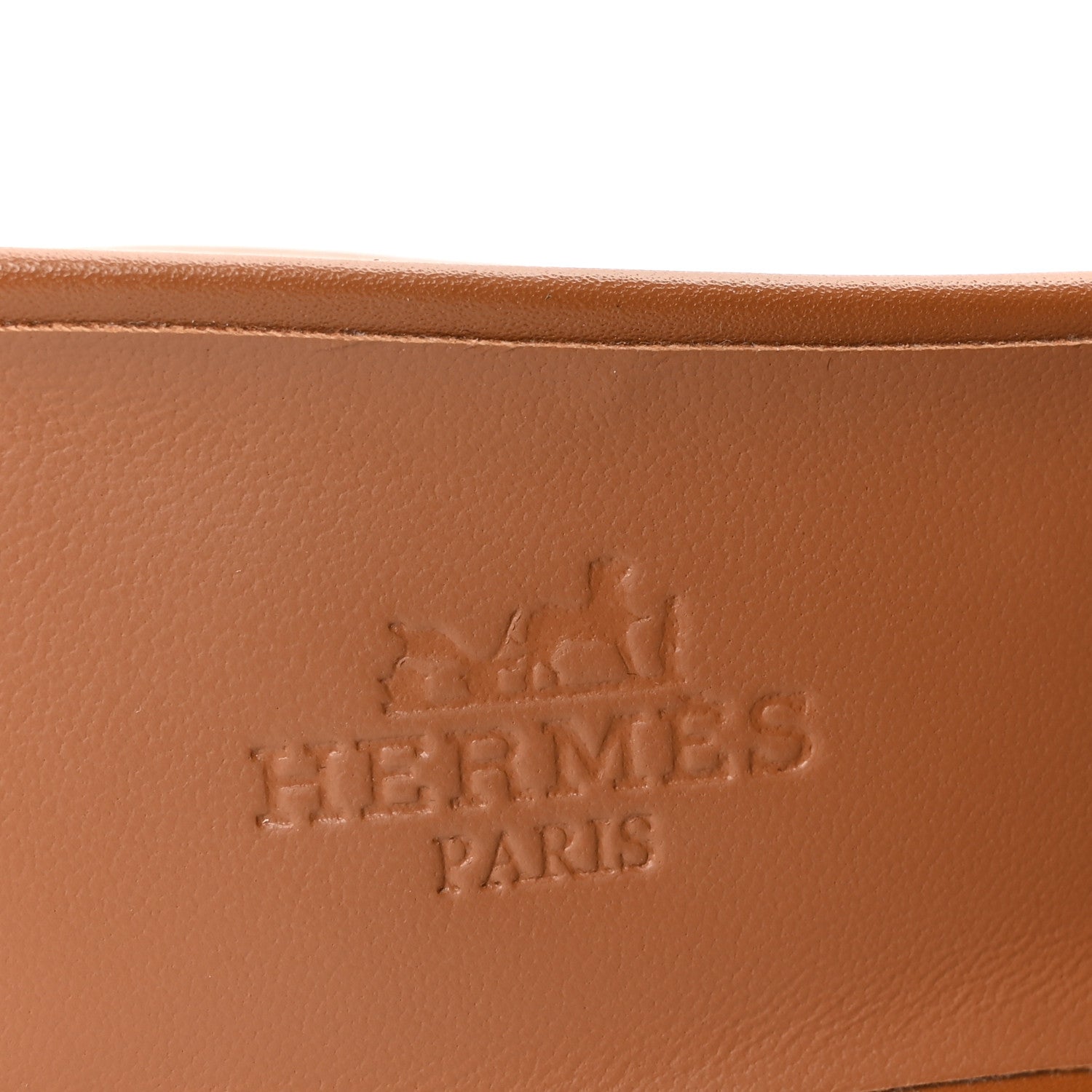 Hermes Raw Edged Calfskin Mona Sandals 36 Naturel 8 of 10