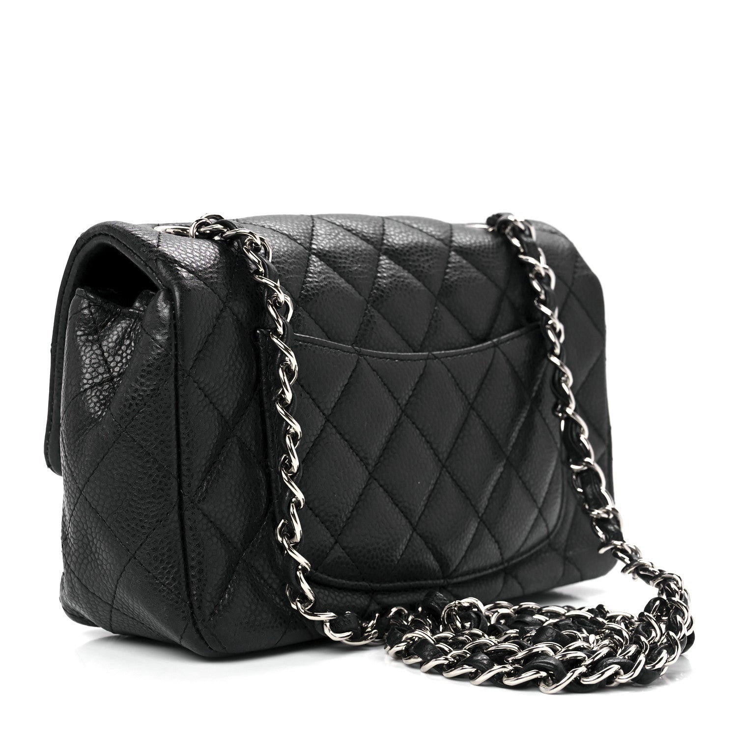 Chanel Caviar Quilted Mini Rectangular Flap Black 3 of 14