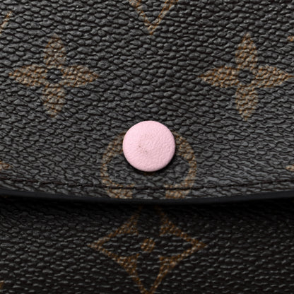 Louis Vuitton Monogram Emilie Wallet Rose Ballerine 9 of 10