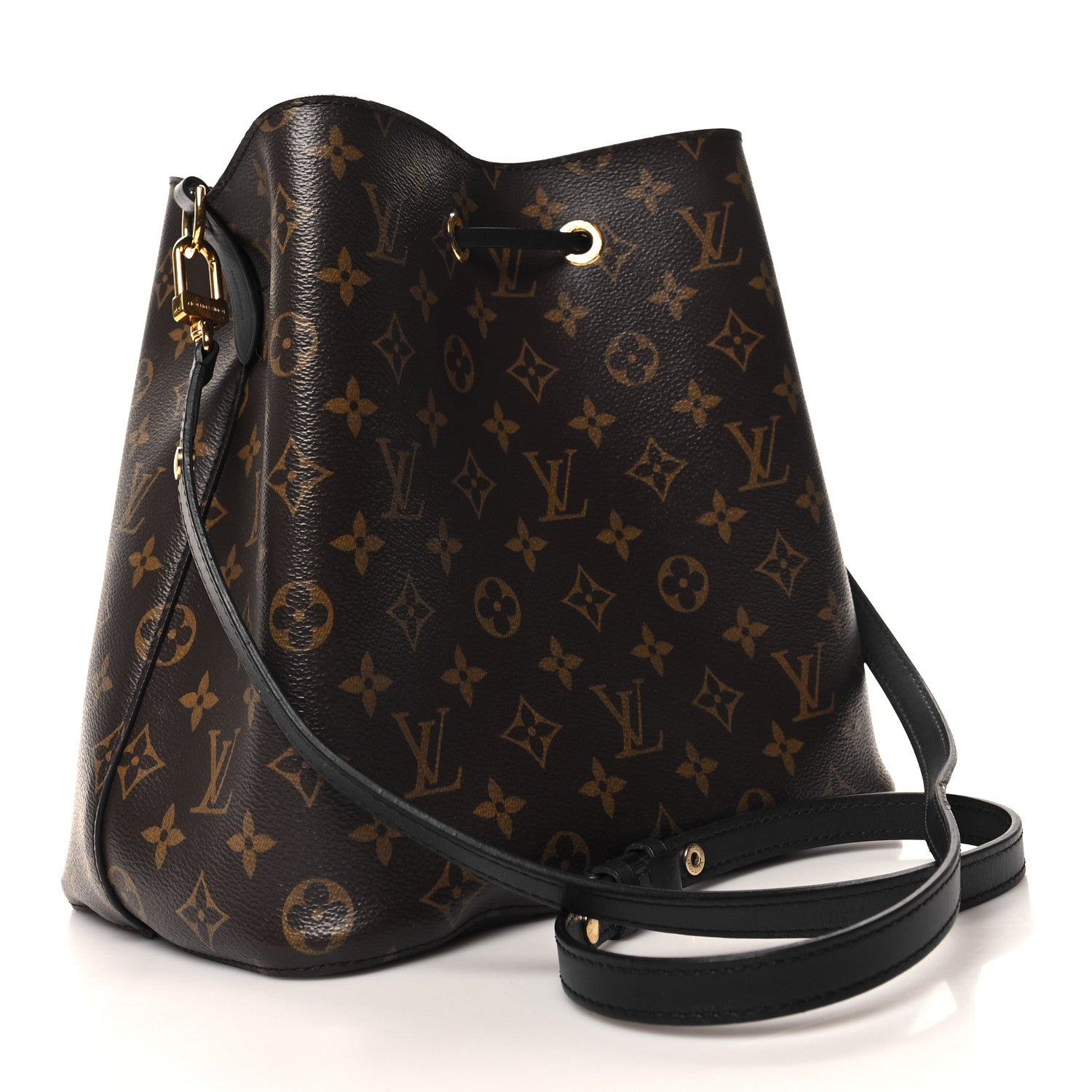 Louis Vuitton Monogram Neonoe MM Black 3 of 15